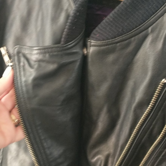 Vintage Leather Bomber Harley Davidson Jacket - Picture 5 of 9